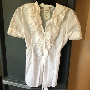 Ruffled blouse